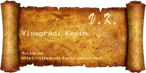 Visegrádi Kevin névjegykártya